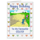 Happy Birthday Golfer (Voorkant)