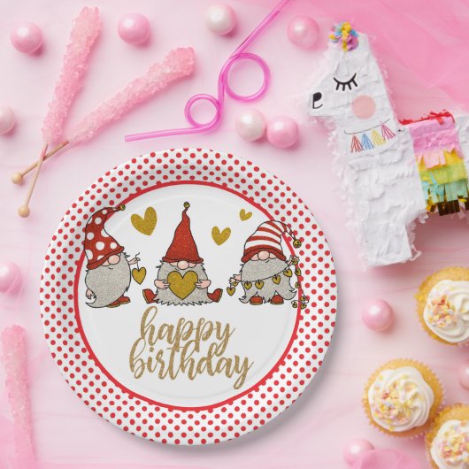 Happy Birthday Gomes Papier Bord (Feest)