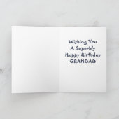 Happy Birthday Grandad Groeten Kaart (Binnen)