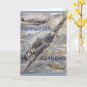 Happy Birthday Grandad Groeten Kaart (Gele Bloem)