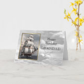 Happy Birthday Grandad Kaart (Gele Bloem)