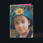 Happy Birthday Granddaughter pink and purple photo Kaart<br><div class="desc">Replace the photo on the front and change the text to suit.
Happy Birthday special Granddaughter.
Inside designed in pink and purple.</div>