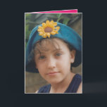Happy Birthday Granddaughter pink and purple photo Kaart<br><div class="desc">Replace the photo on the front and change the text to suit.
Happy Birthday special Granddaughter.
Inside designed in pink and purple.</div>