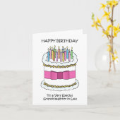 Happy Birthday Granddochter-in-law Kaart (Gele Bloem)