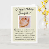 Happy Birthday Grandfather Card Kaart (Gele Bloem)