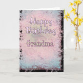 Happy Birthday Grandma Kaart (Gele Bloem)