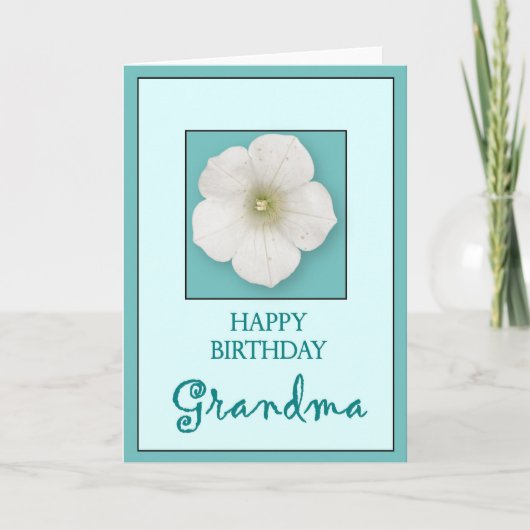 Happy Birthday Grandma Kaart (Voorkant)