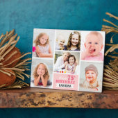 Happy Birthday Grandma Persoonlijke foto Collage Fotoplaat (Zijkant)