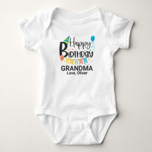 Happy Birthday Grandma Romper