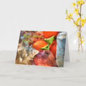 Happy Birthday Grandma - Shells and Fruits Kaart (Gele Bloem)