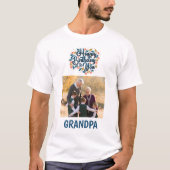 Happy Birthday Grandpa foto T-shirt (Voorkant)