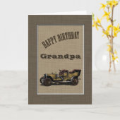 Happy Birthday Grandpa Kaart (Gele Bloem)