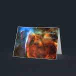 Happy Birthday Grandson - Keyhole Nebula Kaart<br><div class="desc">Galaxies, sterren en Nebulae-serie Details van een mysterieuze, complexe structuur binnen de Carina Nebula (NGC 3372) worden onthuld door dit afbeelding van de "Keyhole Nebula", verkregen met de Hubble Space Telescope. Het afbeelding is een montage die is samengesteld uit vier verschillende telescooppunten van april 1999 met Hubble's breedbeeld camera 2,...</div>