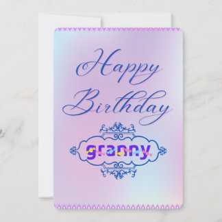 HAPPY BIRTHDAY granny (oma)