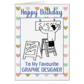Happy Birthday Graphic Designer (Voorkant)