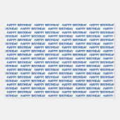 Happy Birthday Graphic Pattern Inpakpapier Vel (Voorkant 3)