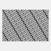 Happy Birthday Graphic Pattern Inpakpapier Vel (Voorkant)