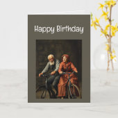 Happy Birthday Grappig Denk niet Oud Kaart (Gele Bloem)