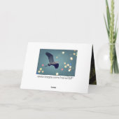 Happy Birthday - Great Blue Herons: vlucht Kaart (Achterkant)