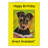 Happy Birthday Great Grandson (Voorkant)