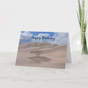 Happy Birthday, Great Sand Dunes, Colorado Kaart