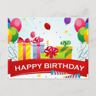 Happy Birthday Greeting Briefkaart