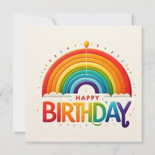 Happy Birthday Greeting Cards Feestdagenkaart (Voorkant)