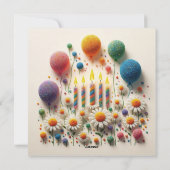 Happy Birthday Greeting Cards Feestdagenkaart (Achterkant)