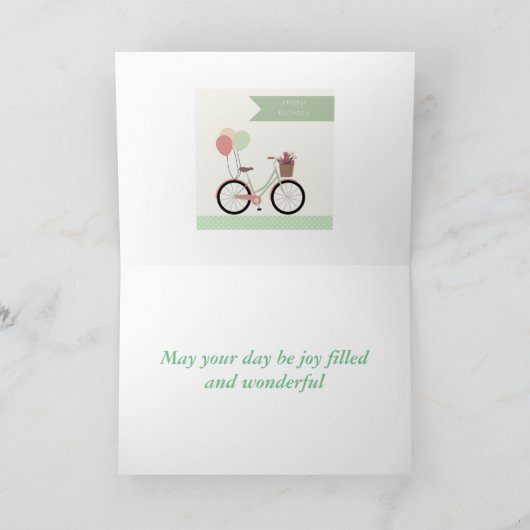 Happy Birthday Greeting Kaart (Binnen)