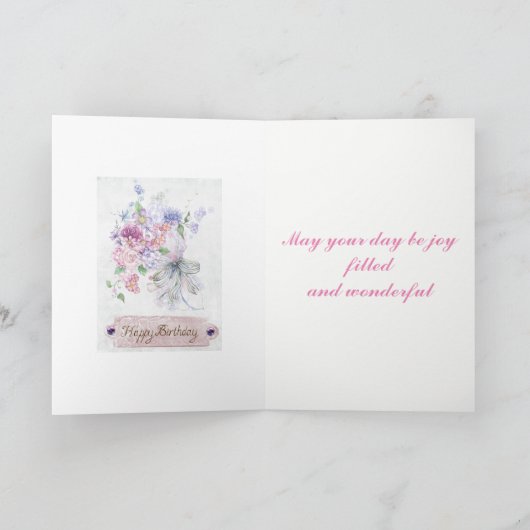 Happy Birthday Greeting Kaart (Binnen)