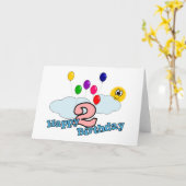 Happy Birthday Greetings Card Kaart (Gele Bloem)