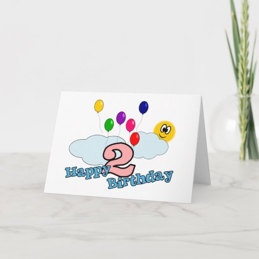 Happy Birthday Greetings Card Kaart (Voorkant)