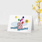 Happy Birthday Greetings Card Kaart (Gele Bloem)