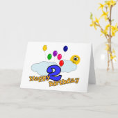 Happy Birthday Greetings Card Kaart (Gele Bloem)