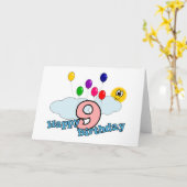 Happy Birthday Greetings Card Kaart (Gele Bloem)