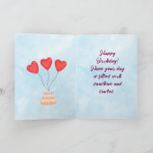 Happy Birthday Greetings Card Kaart (Binnen)