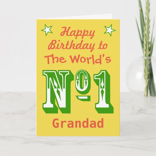 Happy Birthday - Greetings Kaart om je aan te pass (Voorkant)