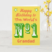 Happy Birthday - Greetings Kaart om je aan te pass (Gele Bloem)