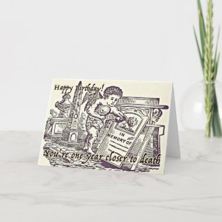 Happy Birthday Groeten Kaart Dark Humor Funny