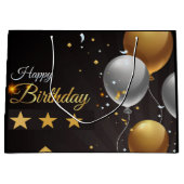 Happy Birthday Groot Cadeauzakje (Voorkant)