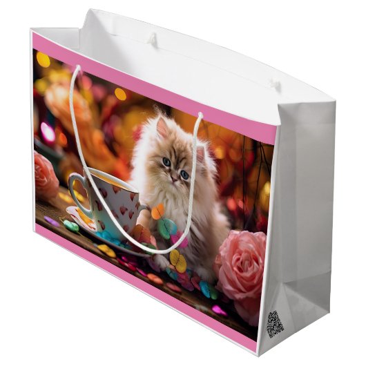 Happy Birthday Groot Cadeauzakje (Achterkant Gekanteld)