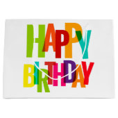 Happy Birthday Groot Cadeauzakje (Voorkant)