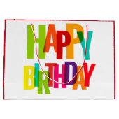 Happy Birthday Groot Cadeauzakje (Achterkant)