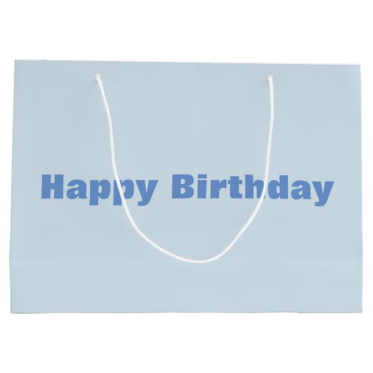 Happy Birthday Groot Cadeauzakje (Achterkant)