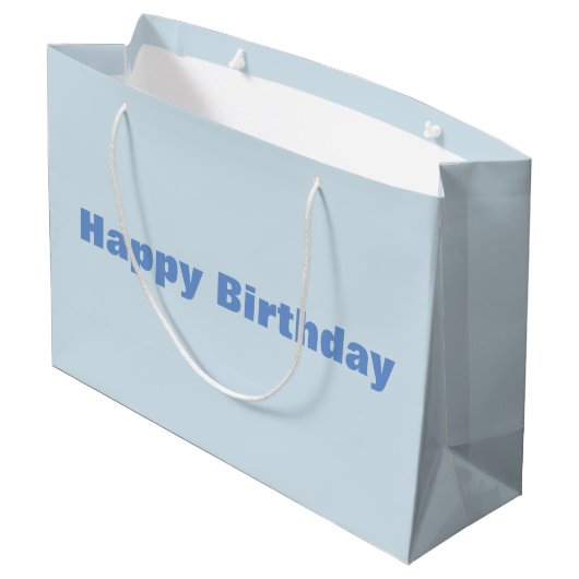 Happy Birthday Groot Cadeauzakje (Achterkant Gekanteld)