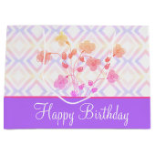 Happy Birthday Groot papier Tas stijl Groot Cadeauzakje (Voorkant)