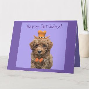 'Happy Birthday' groot personalize Dog Pet Kaart