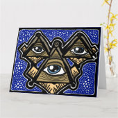 Happy Birthday grote kaart van ParanormalPrints (Gele Bloem)