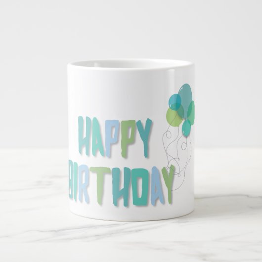 Happy Birthday Grote Koffiekop (Voorkant)