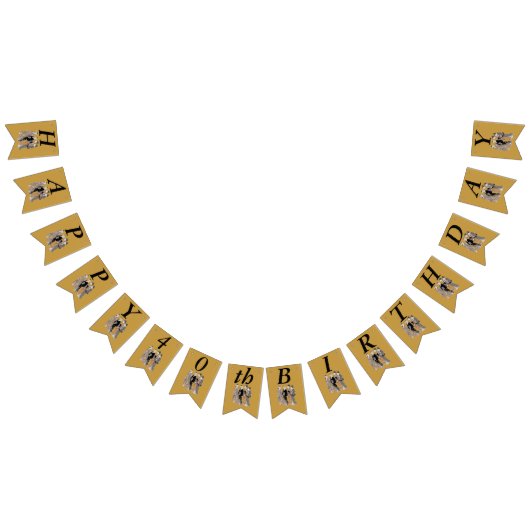 Happy Birthday Group  Geisha Dames Japan Vlaggetjes (Alle)